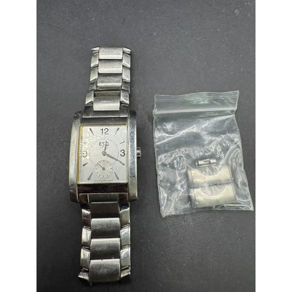 ESQ Esquire by Movado E5053 All Steel Classic Bracelet Women's Watch Small Sec